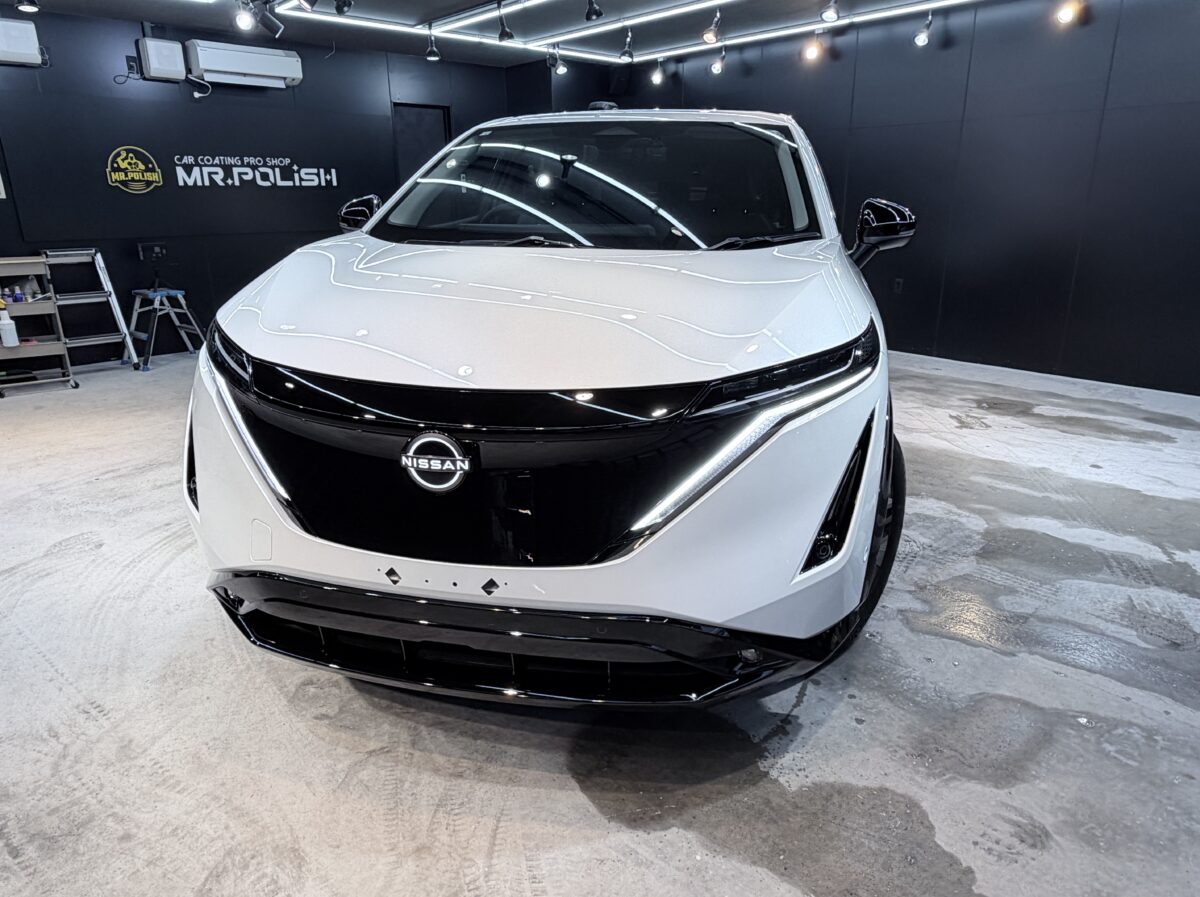 日産アリア SIXセラミックコーティング施工完了