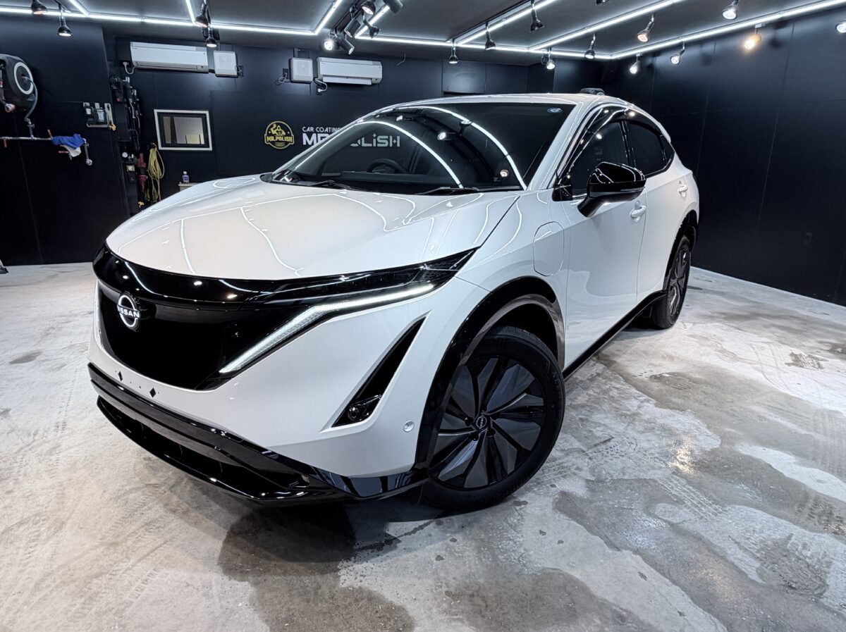 日産アリア SIXセラミックコーティング施工完了