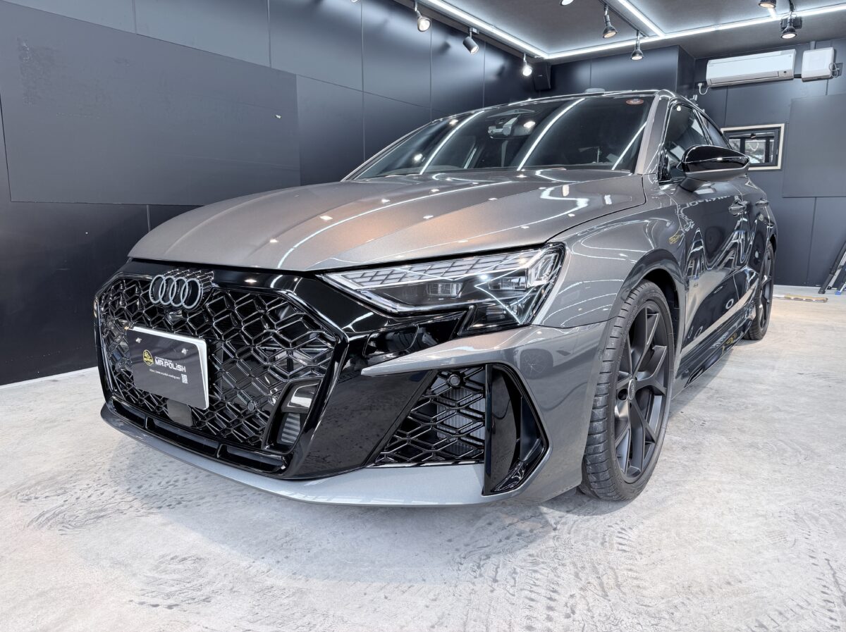 AUDI RS3 セラミックコーティング・プロテクションフィルム 完成