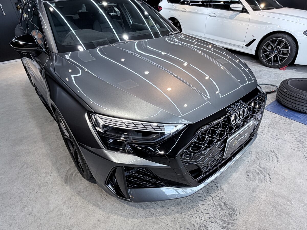 AUDI RS3 セラミックコーティング・プロテクションフィルム 完成