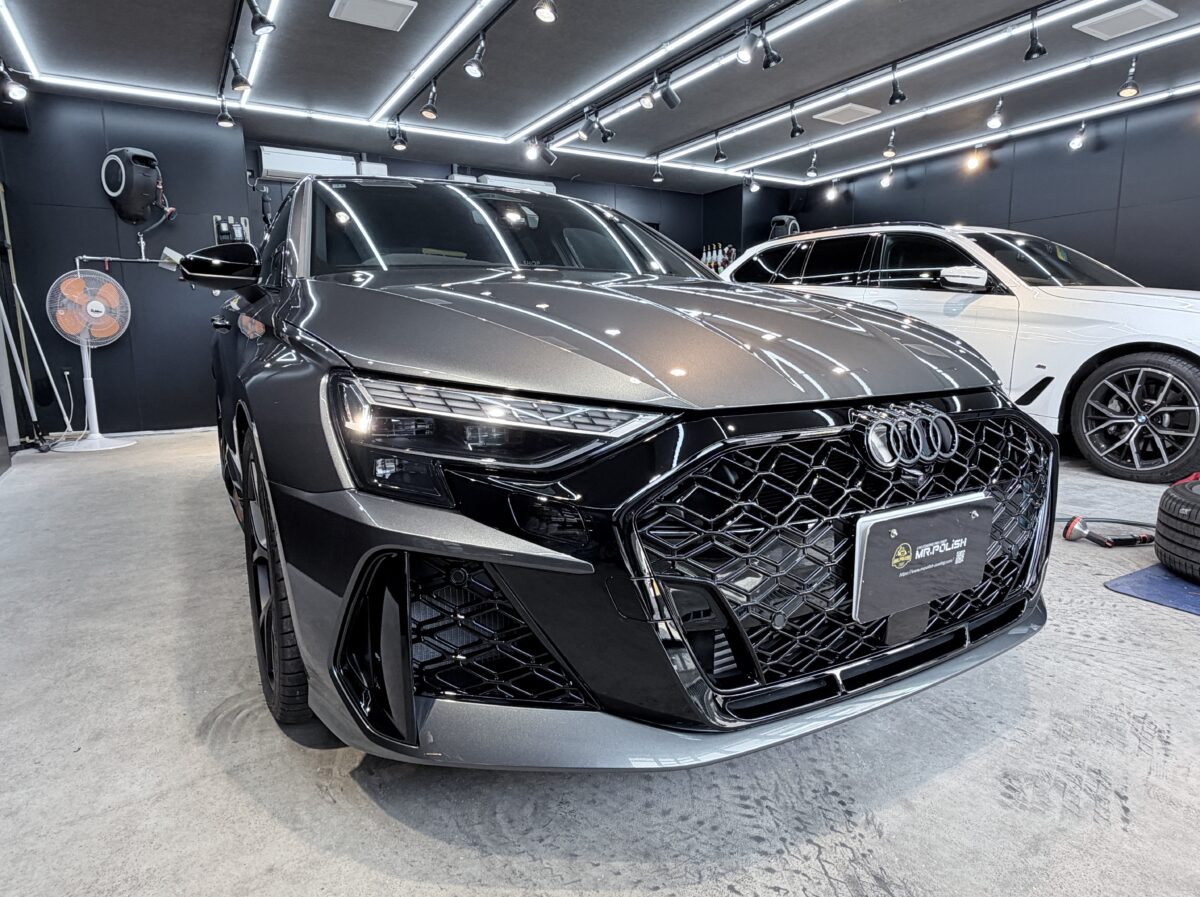 AUDI RS3 セラミックコーティング・プロテクションフィルム 完成
