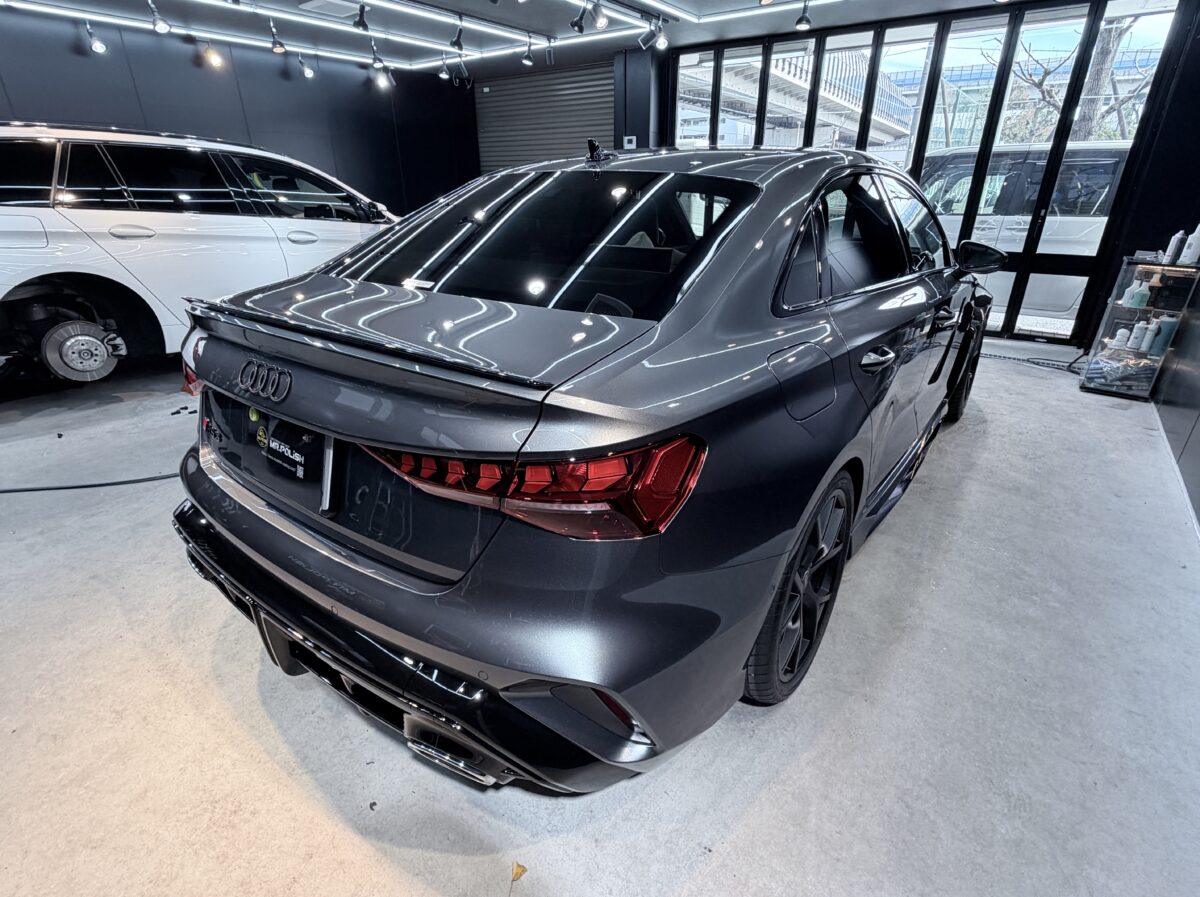 AUDI RS3 セラミックコーティング・プロテクションフィルム 完成