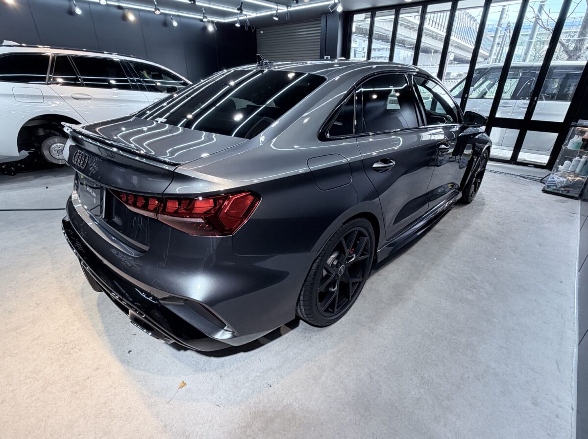 AUDI RS3 セラミックコーティング・プロテクションフィルム 完成