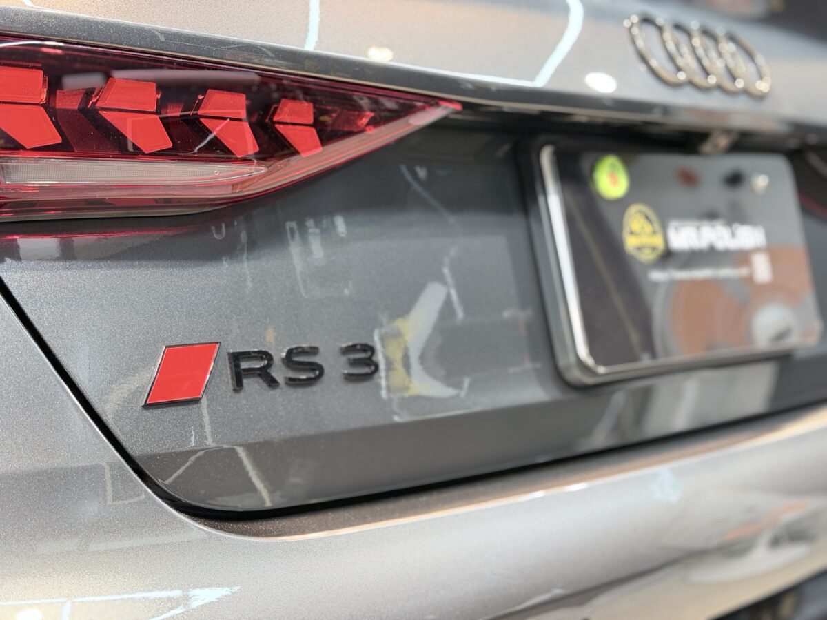 AUDI RS3 セラミックコーティング・プロテクションフィルム 完成