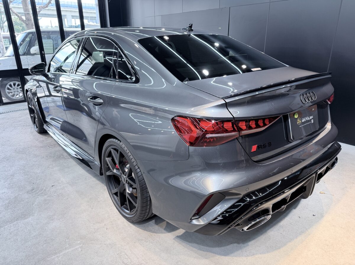AUDI RS3 セラミックコーティング・プロテクションフィルム 完成