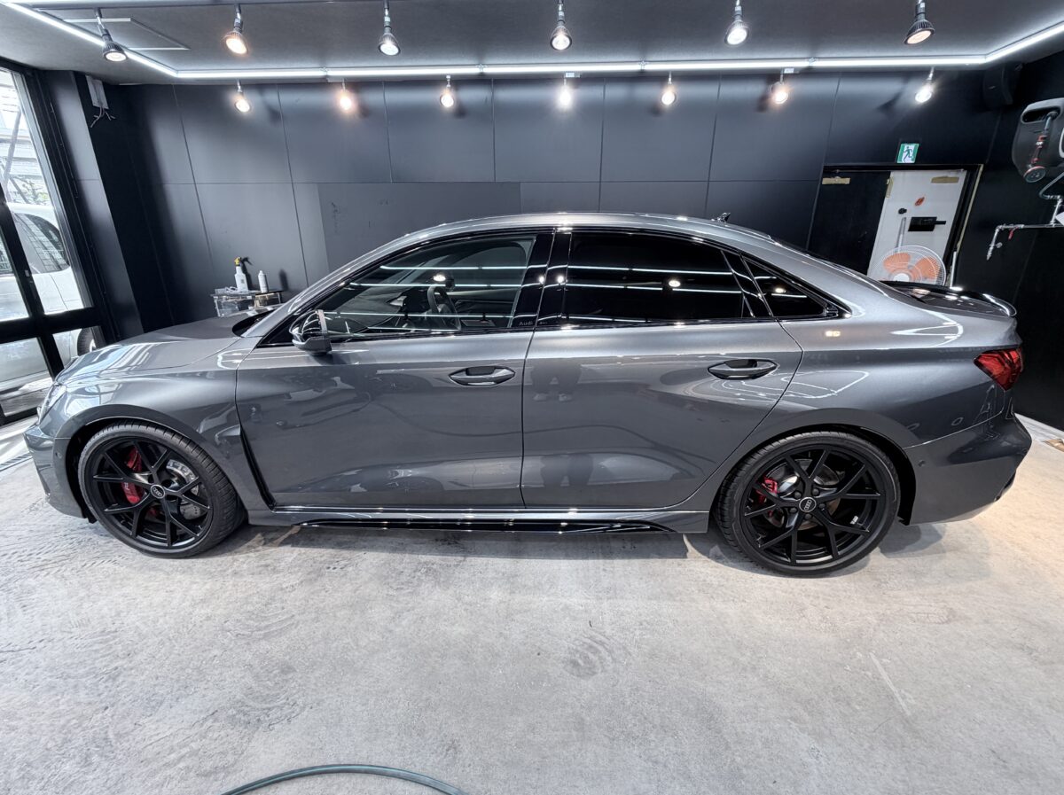 AUDI RS3 セラミックコーティング・プロテクションフィルム 完成
