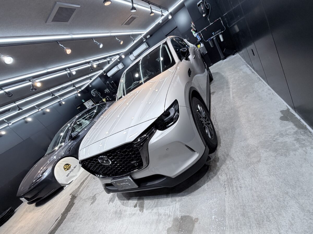 マツダ CX-60のガラスコーティング 施工完了