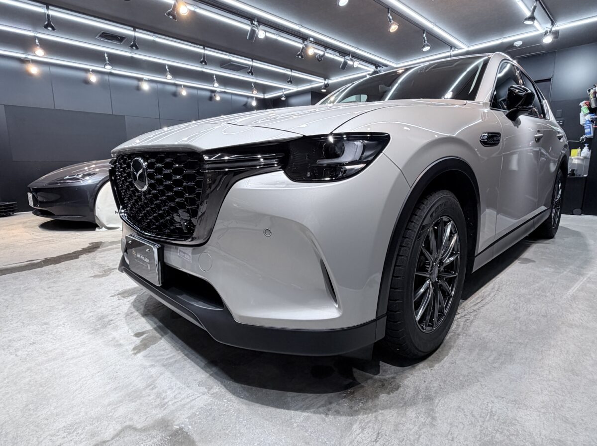 マツダ CX-60のガラスコーティング 施工完了