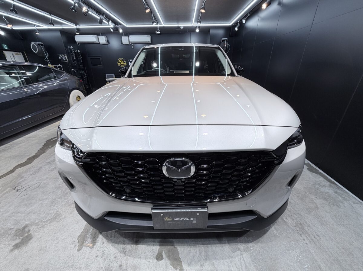 マツダ CX-60のガラスコーティング 施工完了