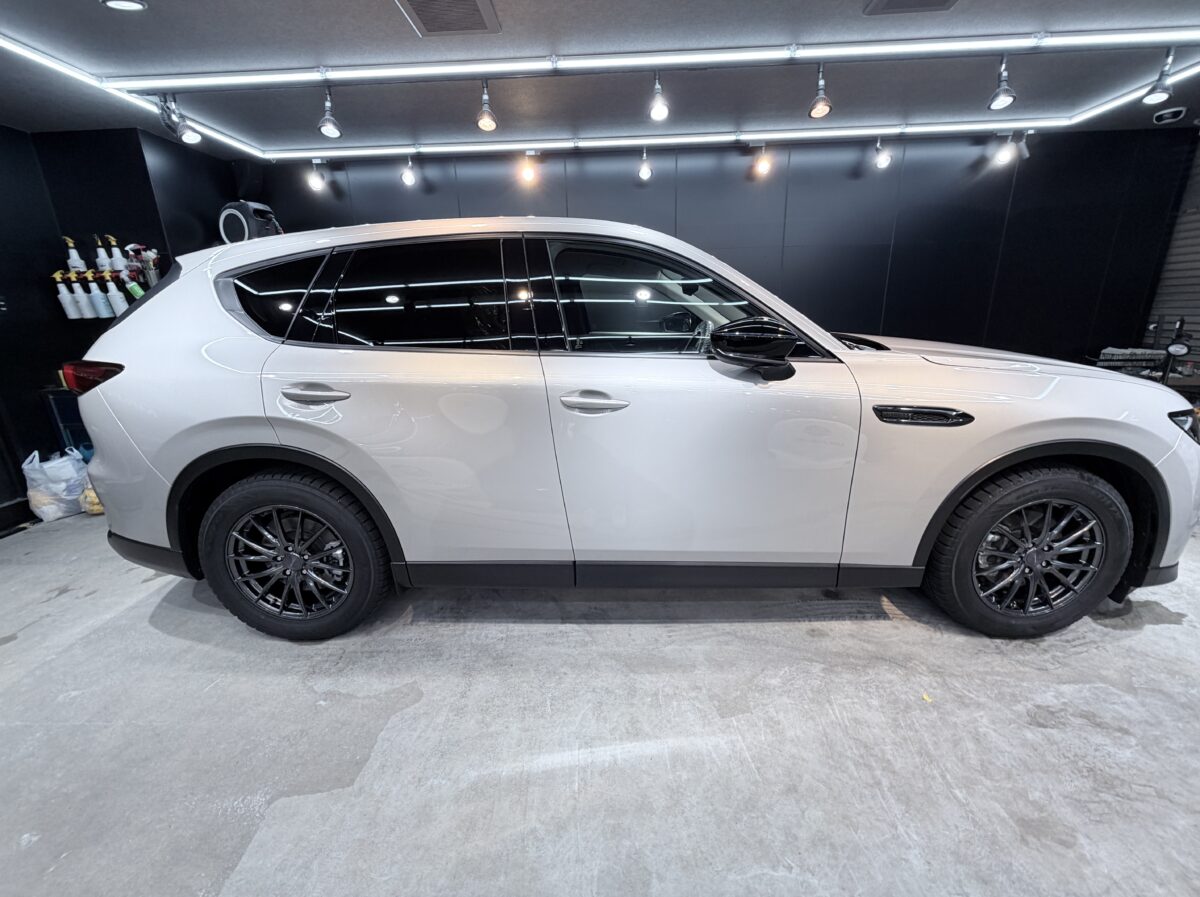 マツダ CX-60のガラスコーティング 施工完了