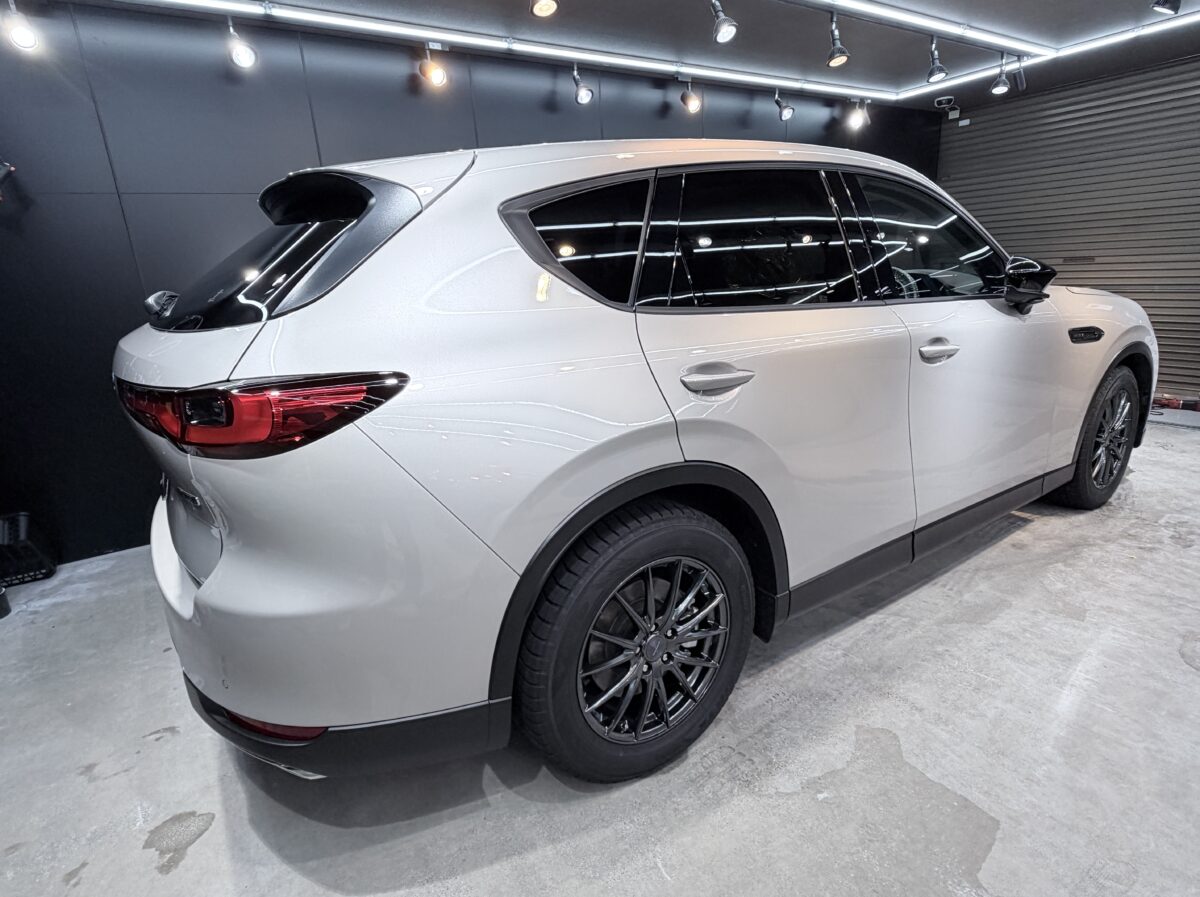 マツダ CX-60のガラスコーティング 施工完了