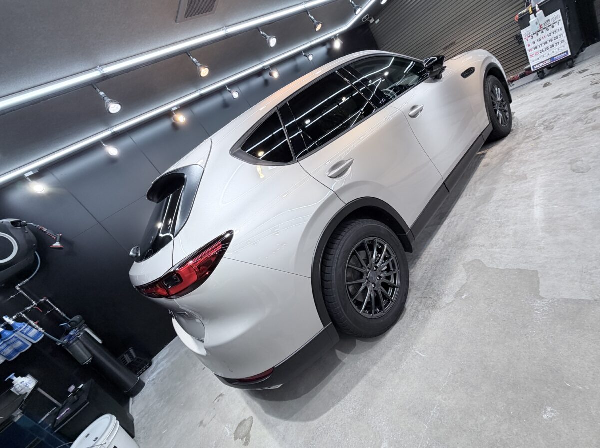 マツダ CX-60のガラスコーティング 施工完了