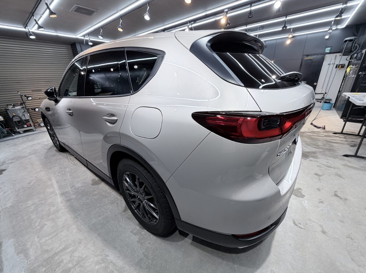 マツダ CX-60のガラスコーティング 施工完了