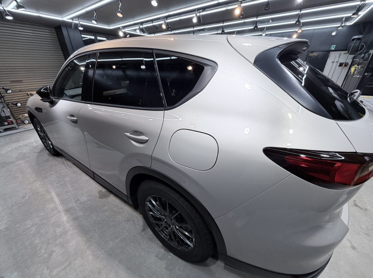 マツダ CX-60のガラスコーティング 施工完了