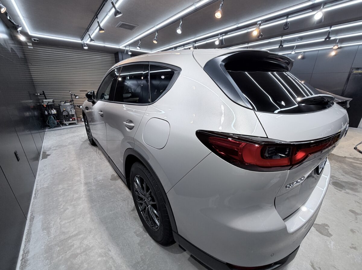 マツダ CX-60のガラスコーティング 施工完了