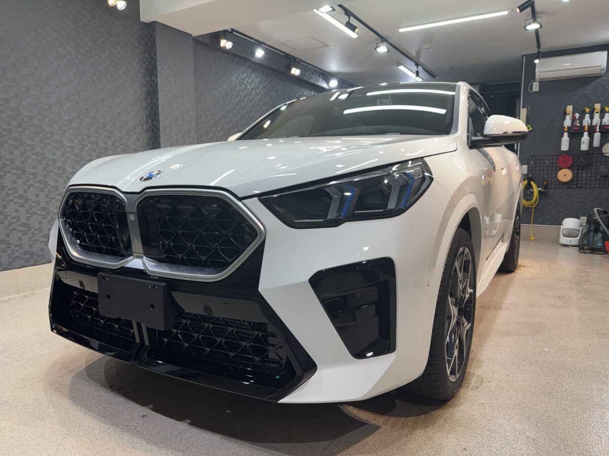 BMW X2 ガラスコーティング施工完了