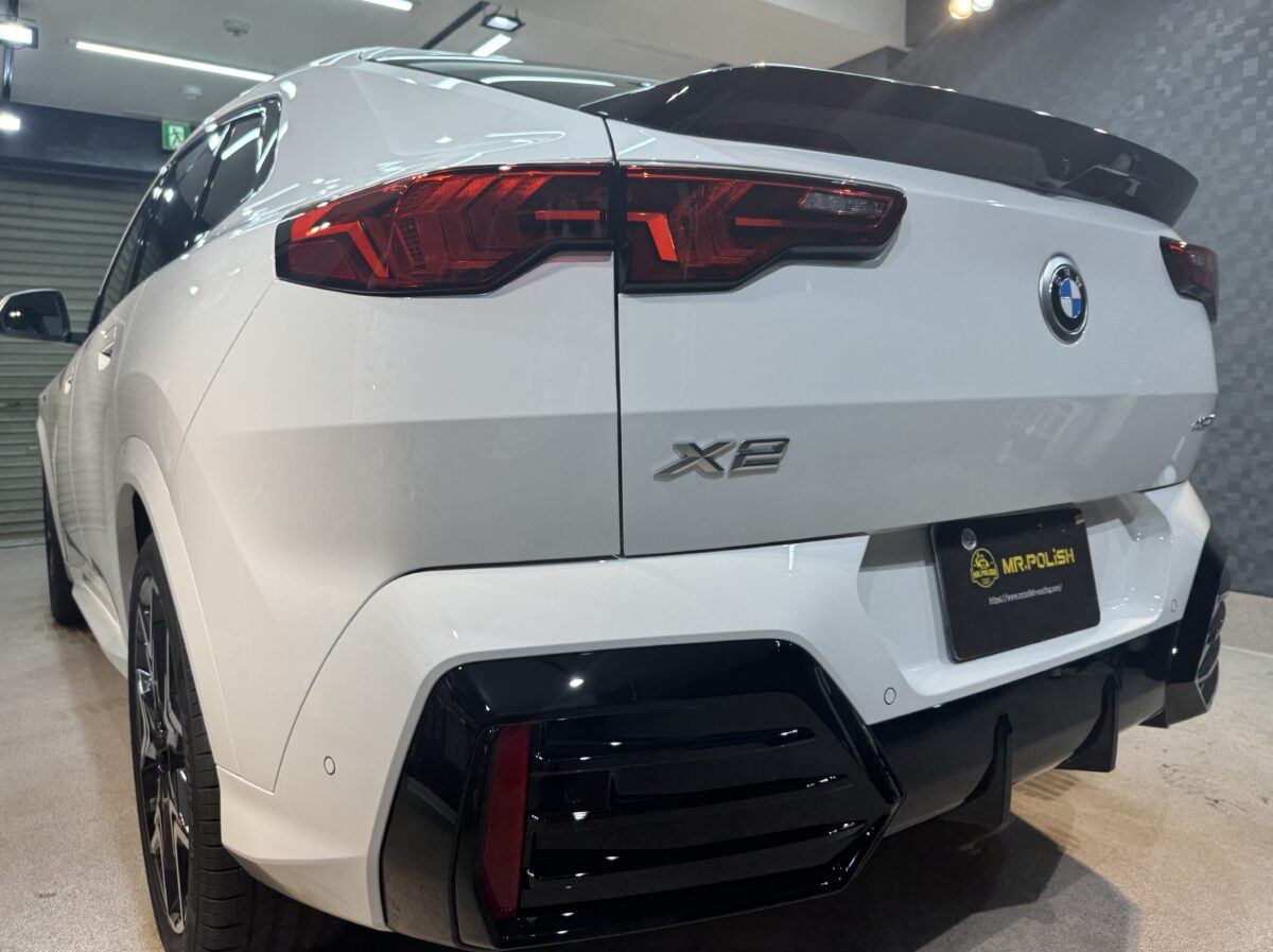 BMW X2 ガラスコーティング施工完了