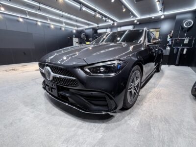 中古車 メルセデス・ベンツ C200ワゴン｜セラミックコーティング2層施工事例 ／ 神奈川県横浜市中区H様より