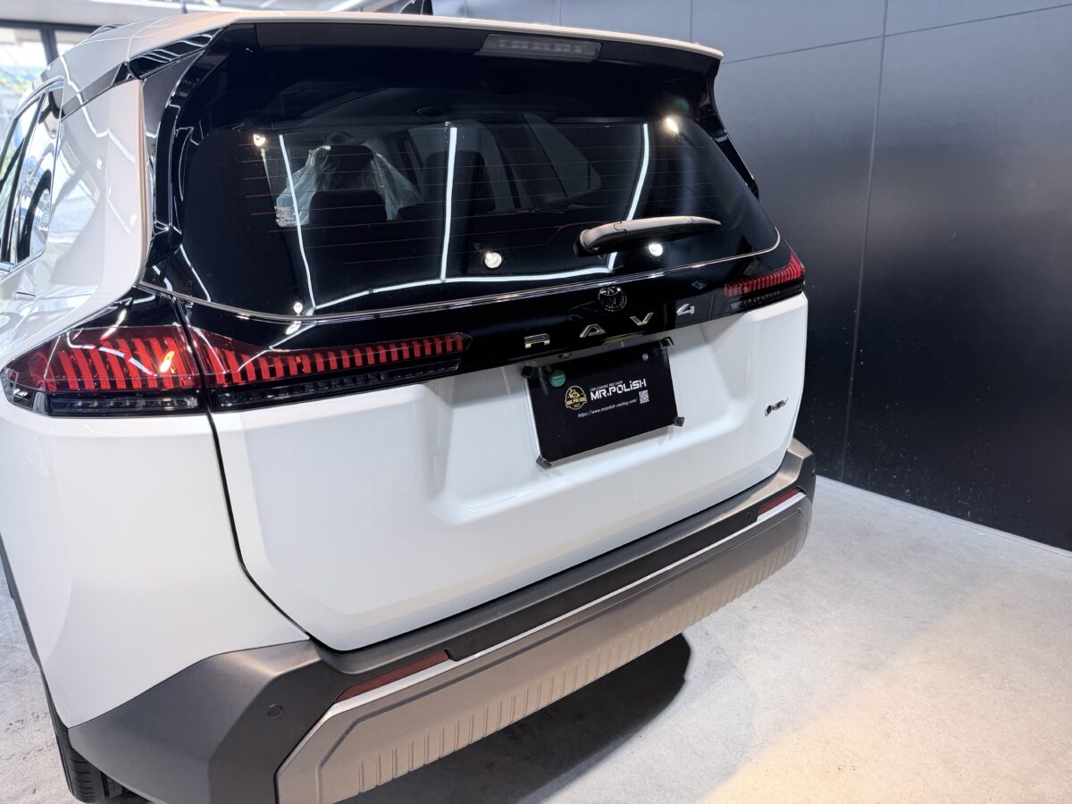 Rav4 セラミックコーティング 施工完了