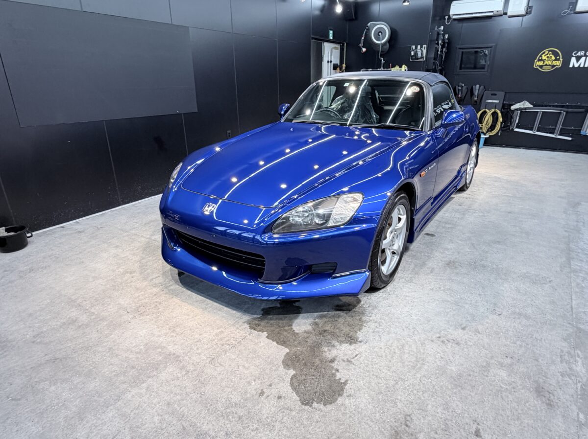 S2000 セラミックコーティングの施工完了