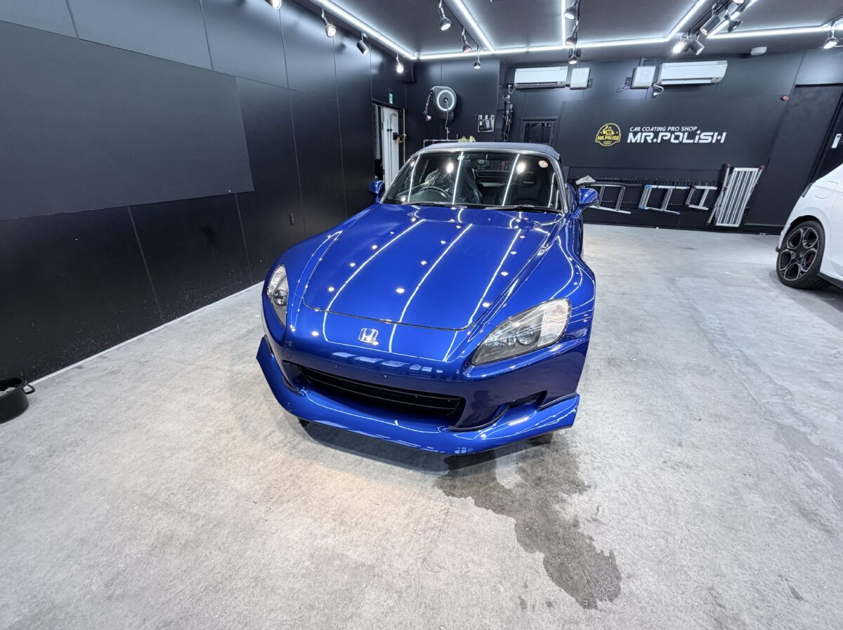 S2000 セラミックコーティングの施工完了