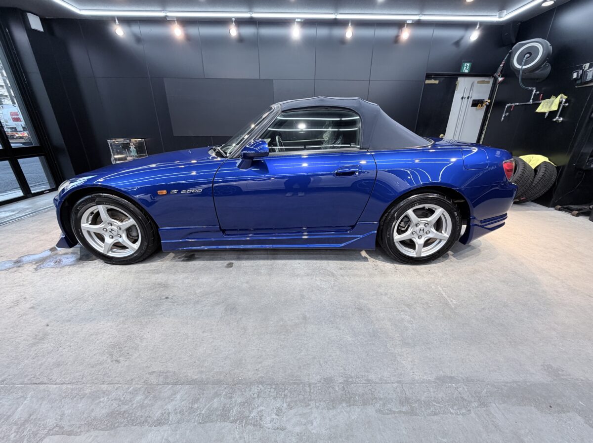 S2000 セラミックコーティングの施工完了