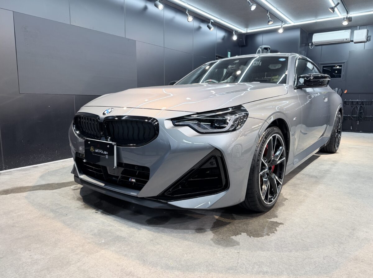 新車 BMW M240｜“servFaces” セラミックコーティング2層＋窓ガラス撥水加工全面施工 ／ 神奈川県横浜市保土ケ谷区I様より