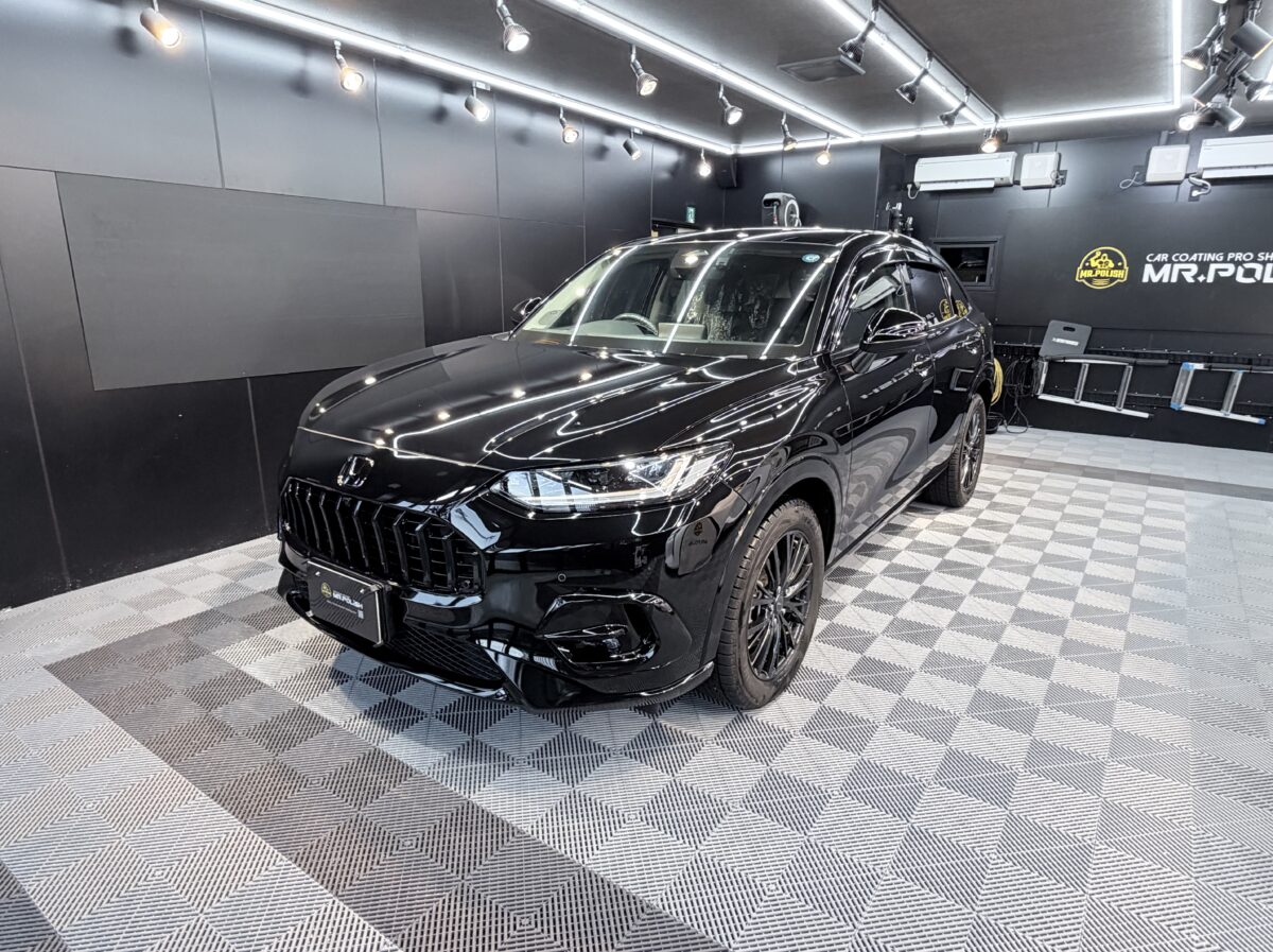 ホンダ ZRVへのガラスコーティングの施工完了