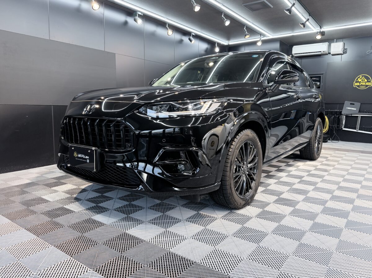 ホンダ ZRVへのガラスコーティングの施工完了