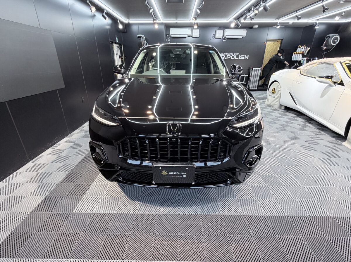 ホンダ ZRVへのガラスコーティングの施工完了