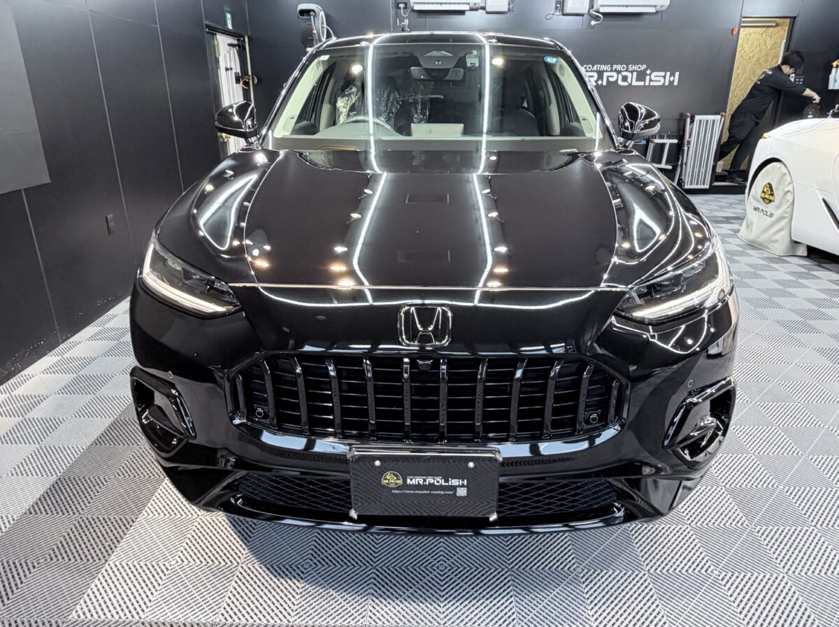 ホンダ ZRVへのガラスコーティングの施工完了