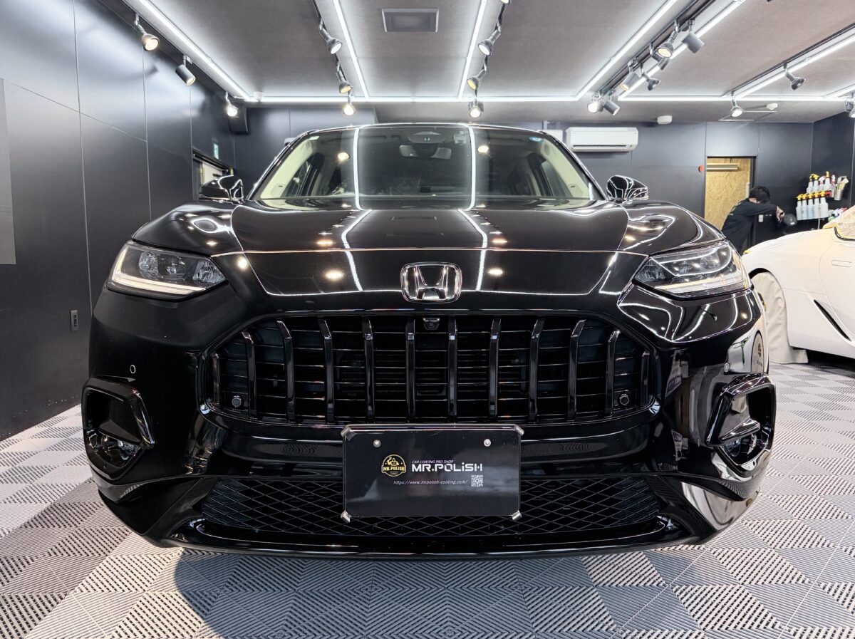 ホンダ ZRVへのガラスコーティングの施工完了