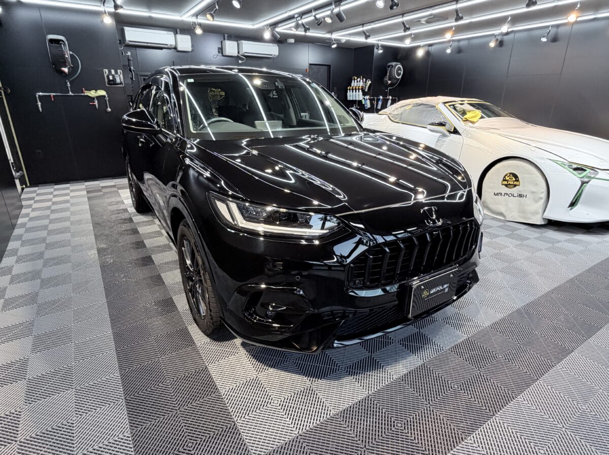 ホンダ ZRVへのガラスコーティングの施工完了