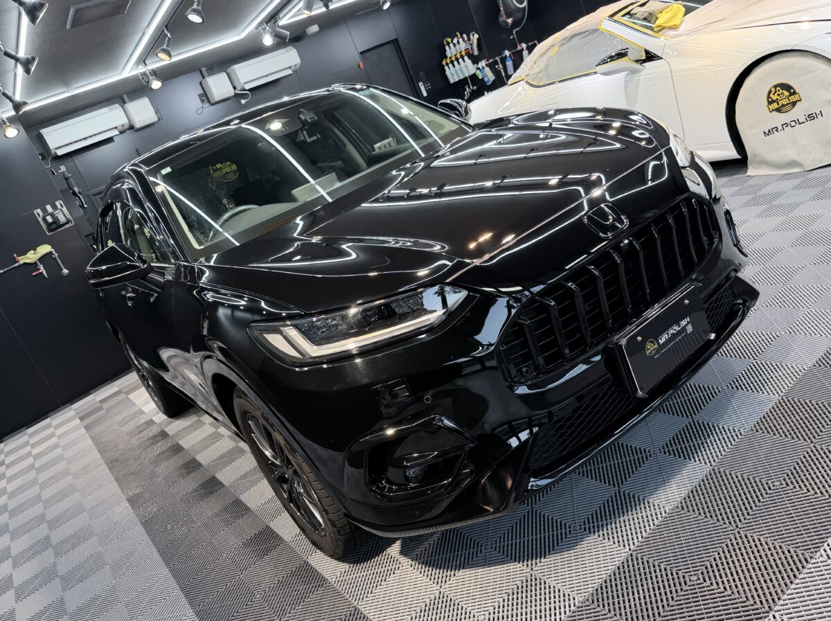 ホンダ ZRVへのガラスコーティングの施工完了