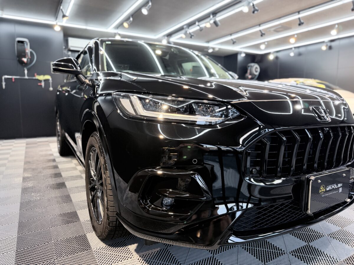 ホンダ ZRVへのガラスコーティングの施工完了