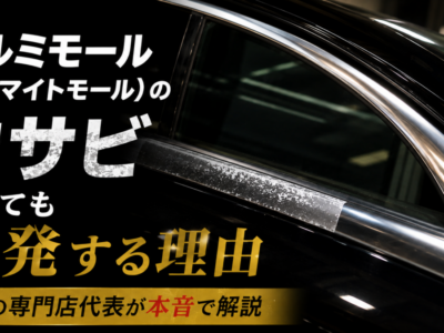 アルミモール（アルマイトモール）の白サビ、磨いても再発する理由｜横浜の専門店代表が本音で解説【2026年版】