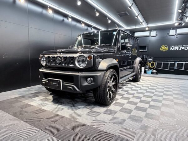 新車 スズキ ジムニーノマド｜セラミックコーティング＋ホイール脱着両面コーティング施工事例 ／ 神奈川県横浜市磯子区N様より
