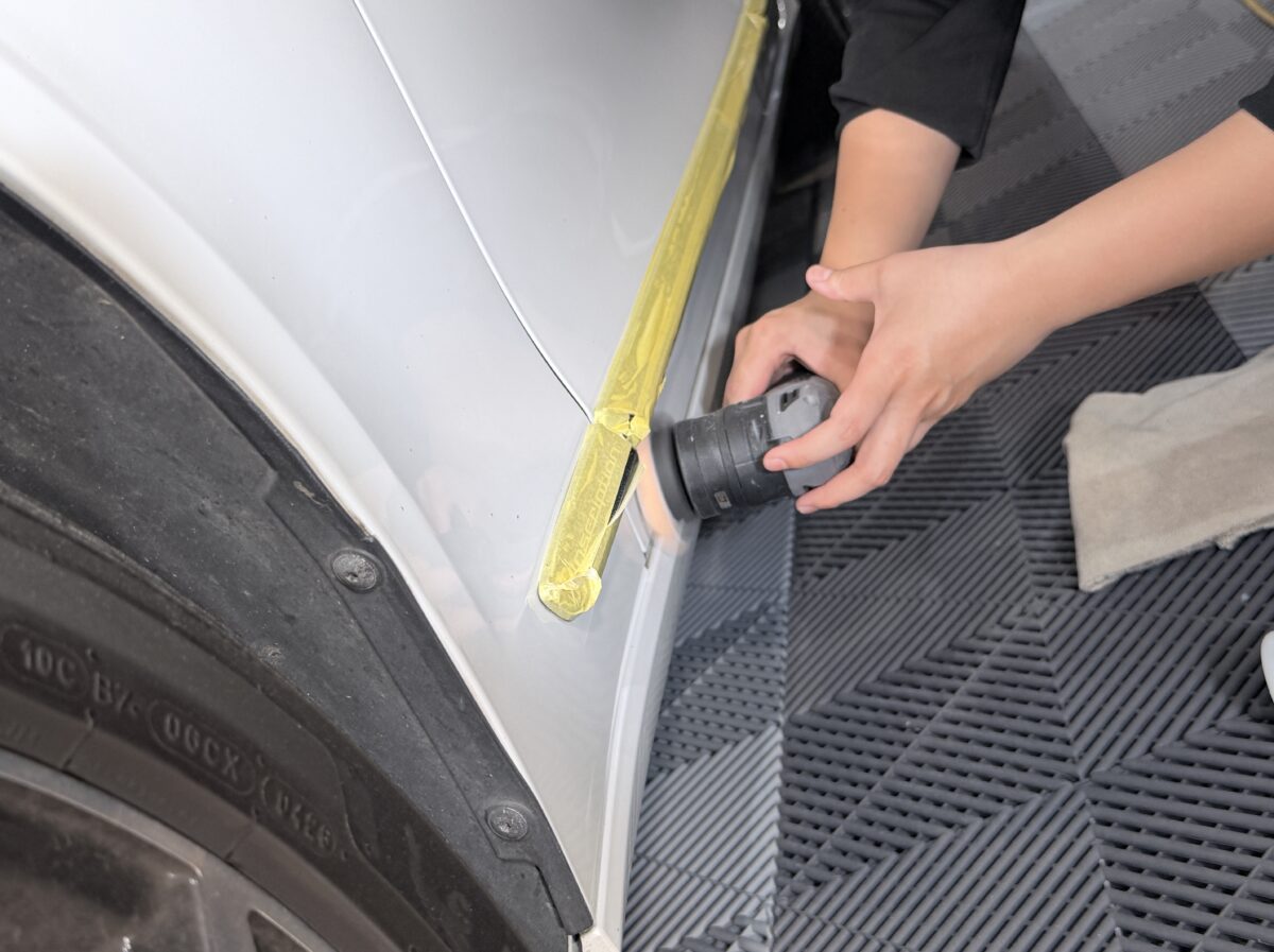 S90 ポリッシングの様子