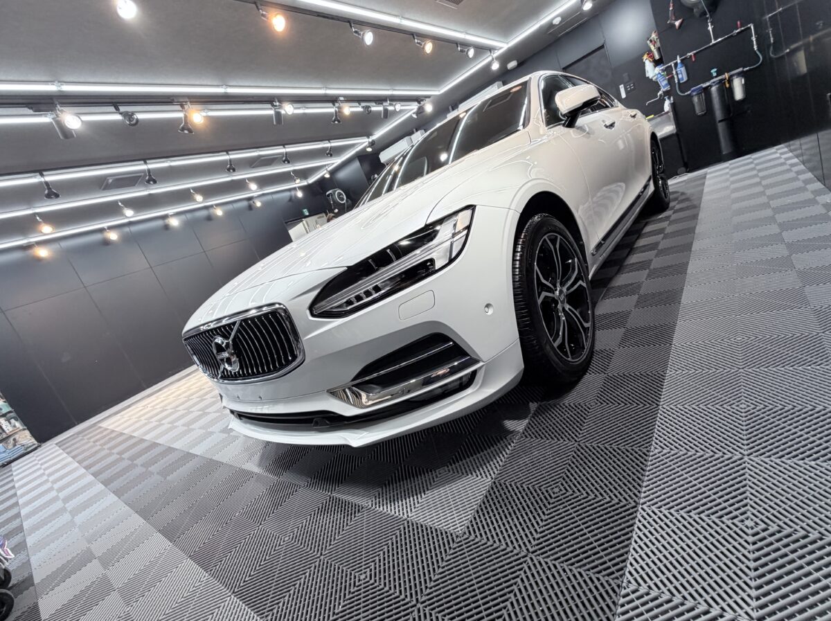 VOLVO S90のガラスコーティング施工が完了|ブログでお伝えしたかった変化