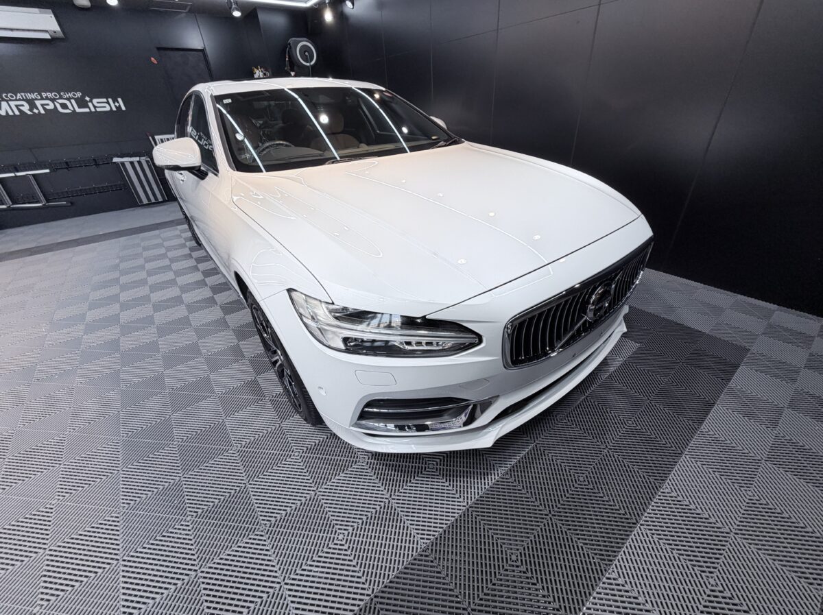 VOLVO S90のガラスコーティング施工が完了|ブログでお伝えしたかった変化