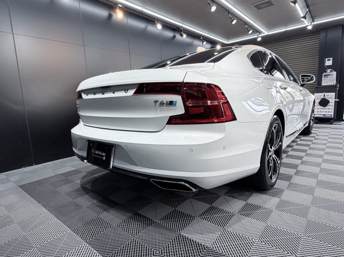 VOLVO S90のガラスコーティング施工が完了|ブログでお伝えしたかった変化