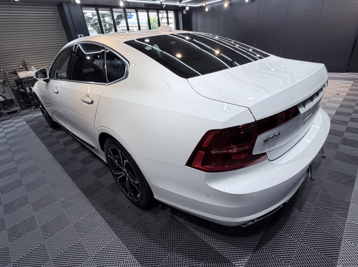 VOLVO S90のガラスコーティング施工が完了|ブログでお伝えしたかった変化