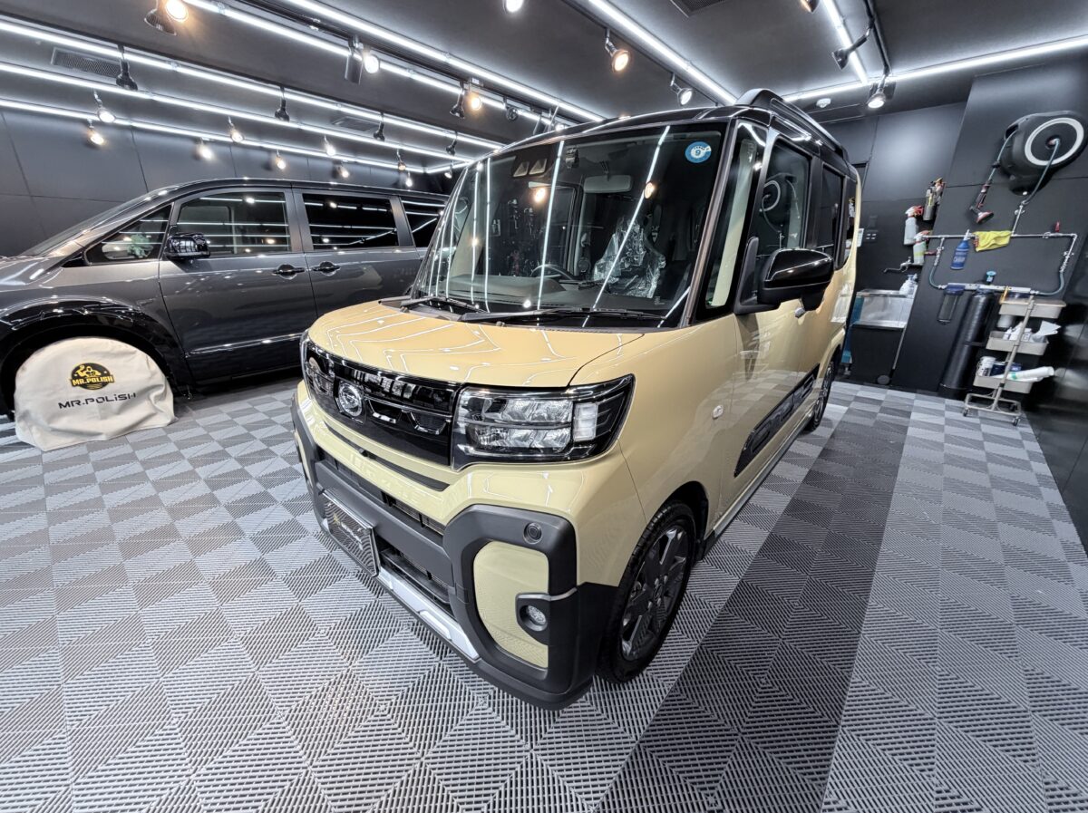 タントファンクロス ガラスコーティングの施工完了