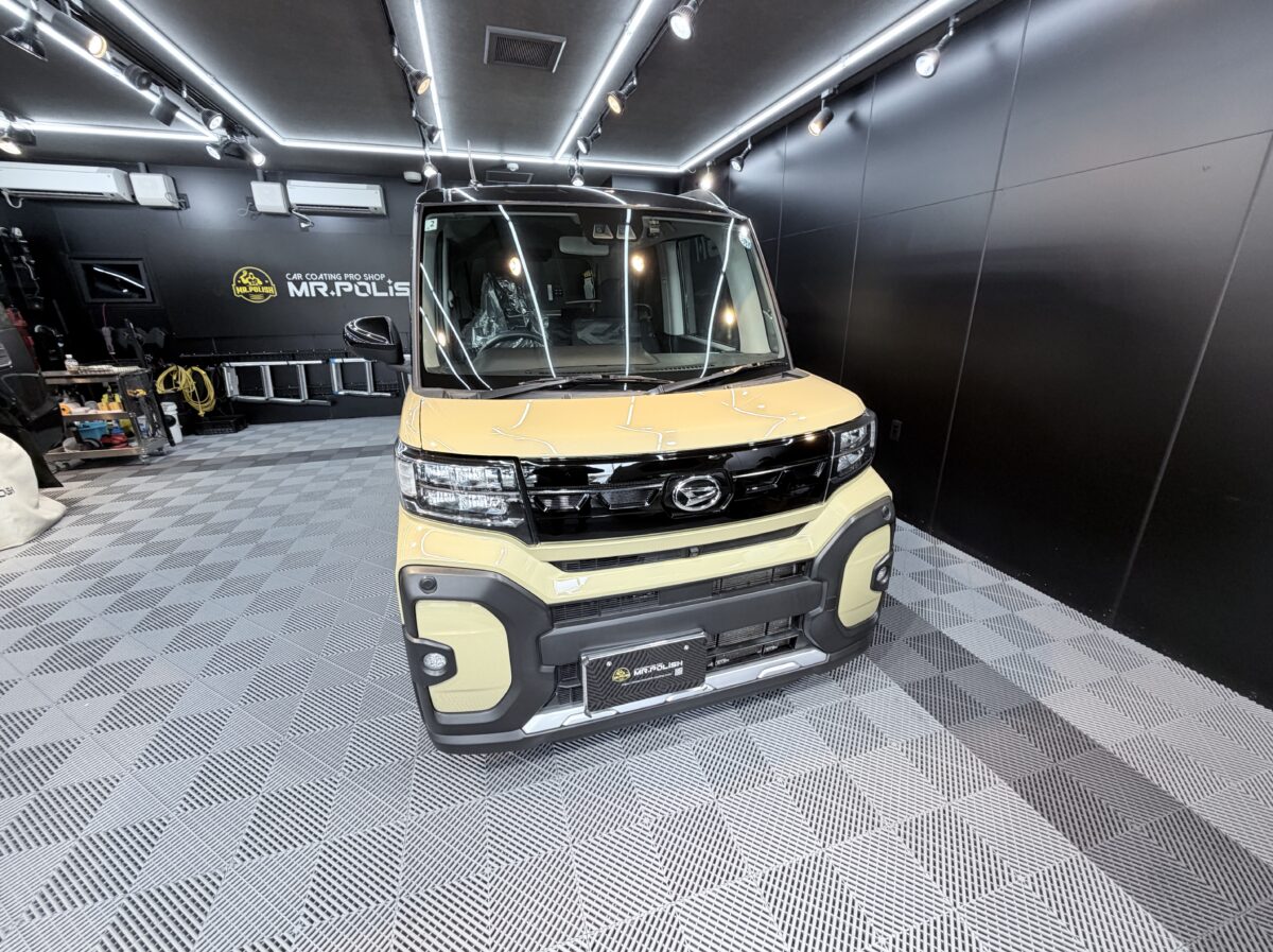 タントファンクロス ガラスコーティングの施工完了