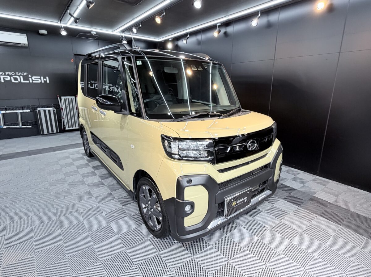 タントファンクロス ガラスコーティングの施工完了