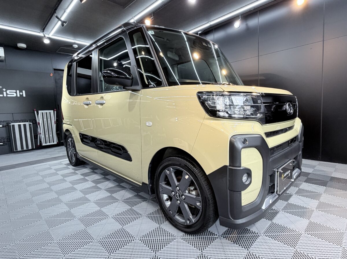 タントファンクロス ガラスコーティングの施工完了