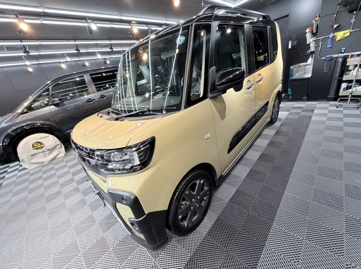 タントファンクロス ガラスコーティングの施工完了
