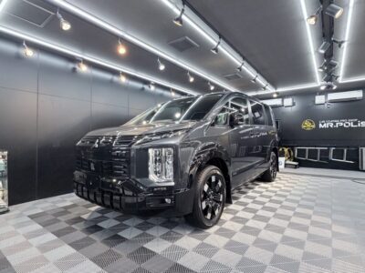 新車 三菱 デリカD:5｜ガラスコーティング施工事例 ／ 神奈川県横浜市戸塚区T様より