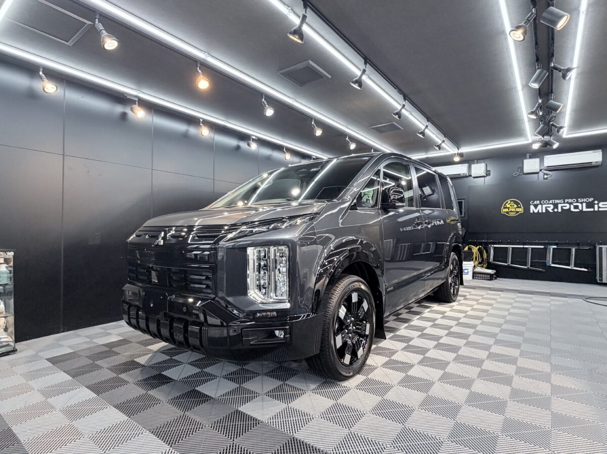新車 三菱 デリカD:5｜ガラスコーティング施工事例 ／ 神奈川県横浜市戸塚区T様より