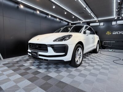 新車 ポルシェ マカン｜親水系スタンダードコーティング＋シートコーティングフルセット＋ホイールコーティング施工 ／ 神奈川県逗子市O様より
